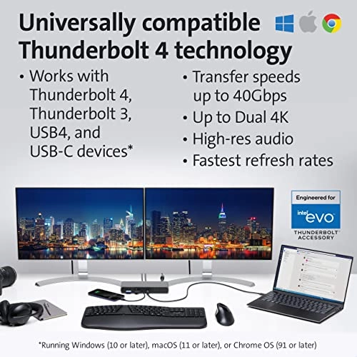 SD5780T K33040NA - Thunderbolt 4 Dual 4K 100W Power Delivery