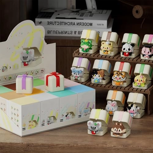 Animal Micro Building Blocks Set - 12 pieces