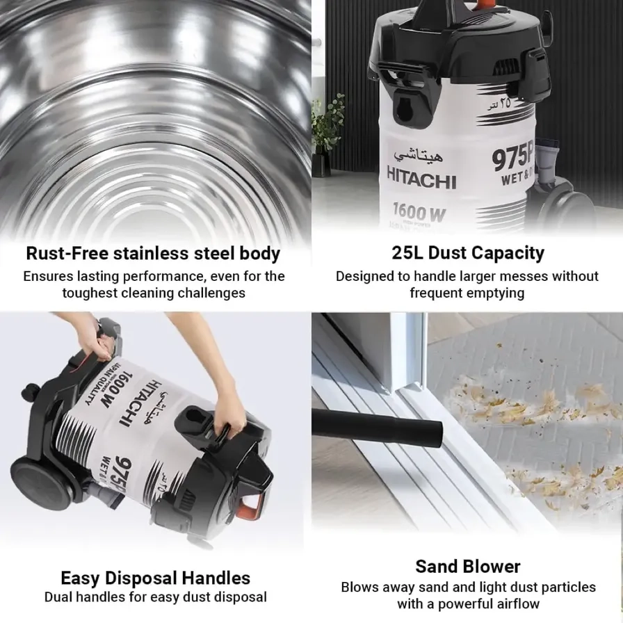 3-in-One Sand Blower Wet & Dry Drum Vacuum (CV975PWBKGAE)