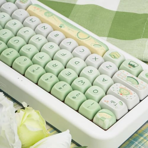 PBT Keycaps - 95 Keys MOA Profile Green