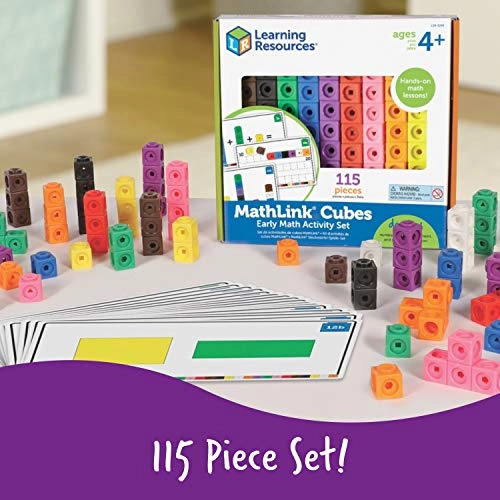 Math link Cubes Activity Set - 5+ Years 100 piece(s)