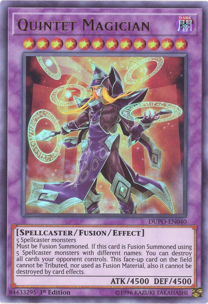 Yu-Gi-Oh! Quintet Magician DUPO-EN040 - Ultra Rare 1st Edition Duel Power