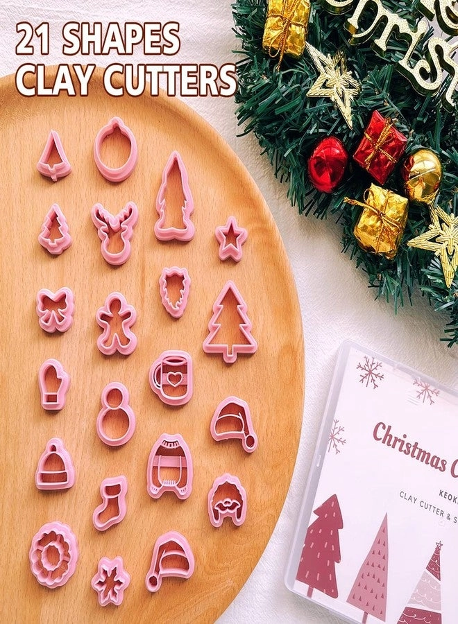 Polymer Clay Cutters - Christmas 21 Shapes for Earrings