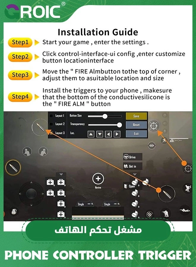 Game Controller - Black Tablet Android iOS iPhone