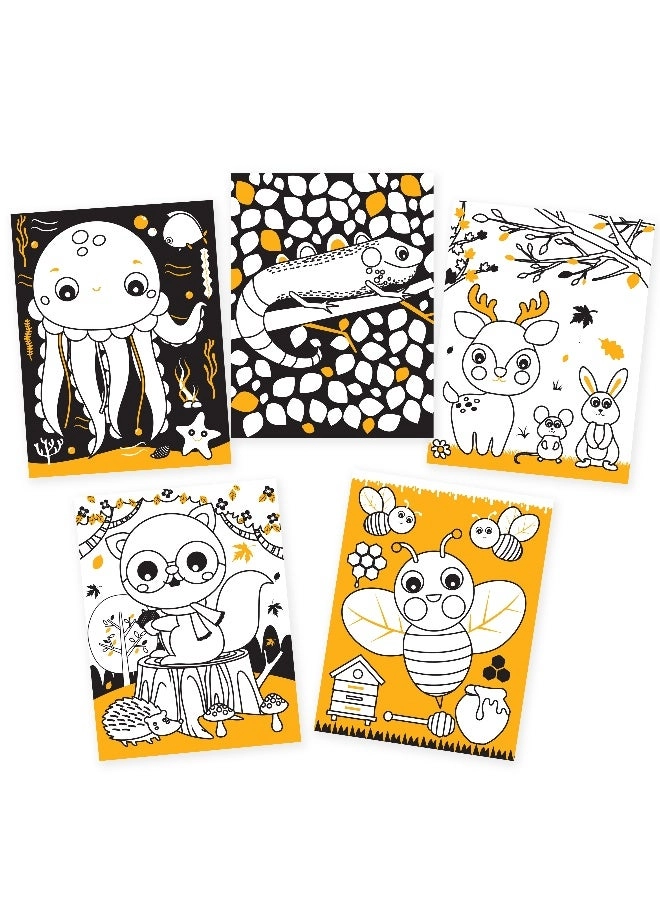 Neon Colouring World - Animals | Box Set