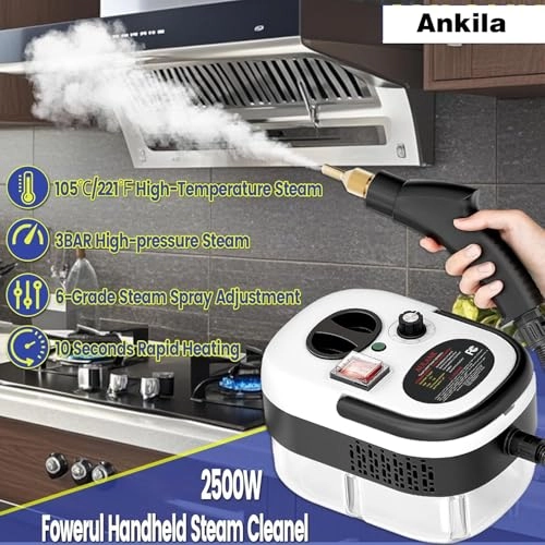 Handheld High-Portable Car Steamer - 3Bar 1200ml