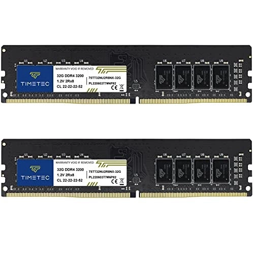 Timetec DDR4 UDIMM - 64GB 3200MHz 288 Pin