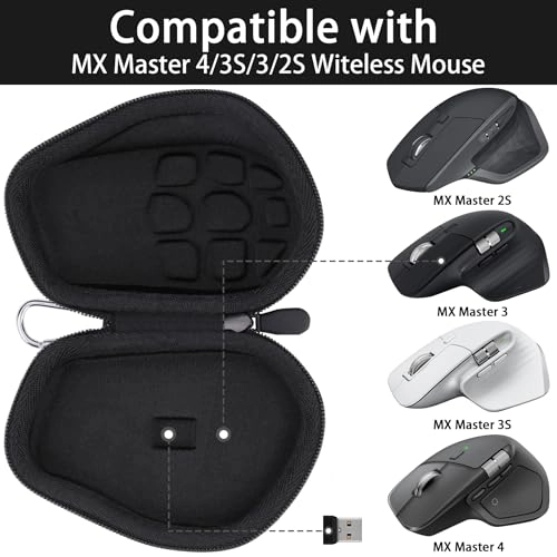 Mouse Case Compatible with Logitech MX Master 3S/MX Master 3 Advanced Wireless Mouse - USB