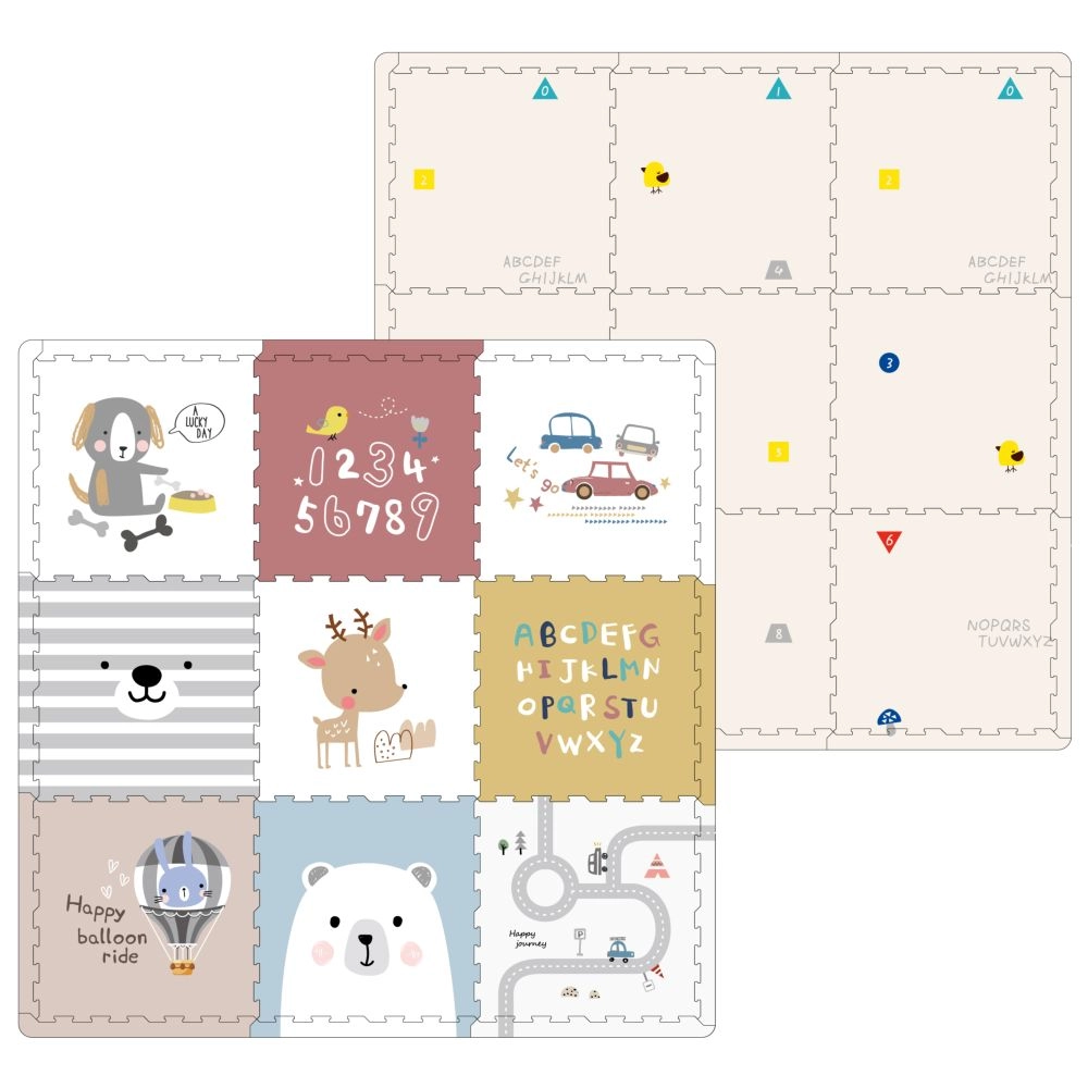 Foldable & Reversible Playmat - Best Friend 6 months