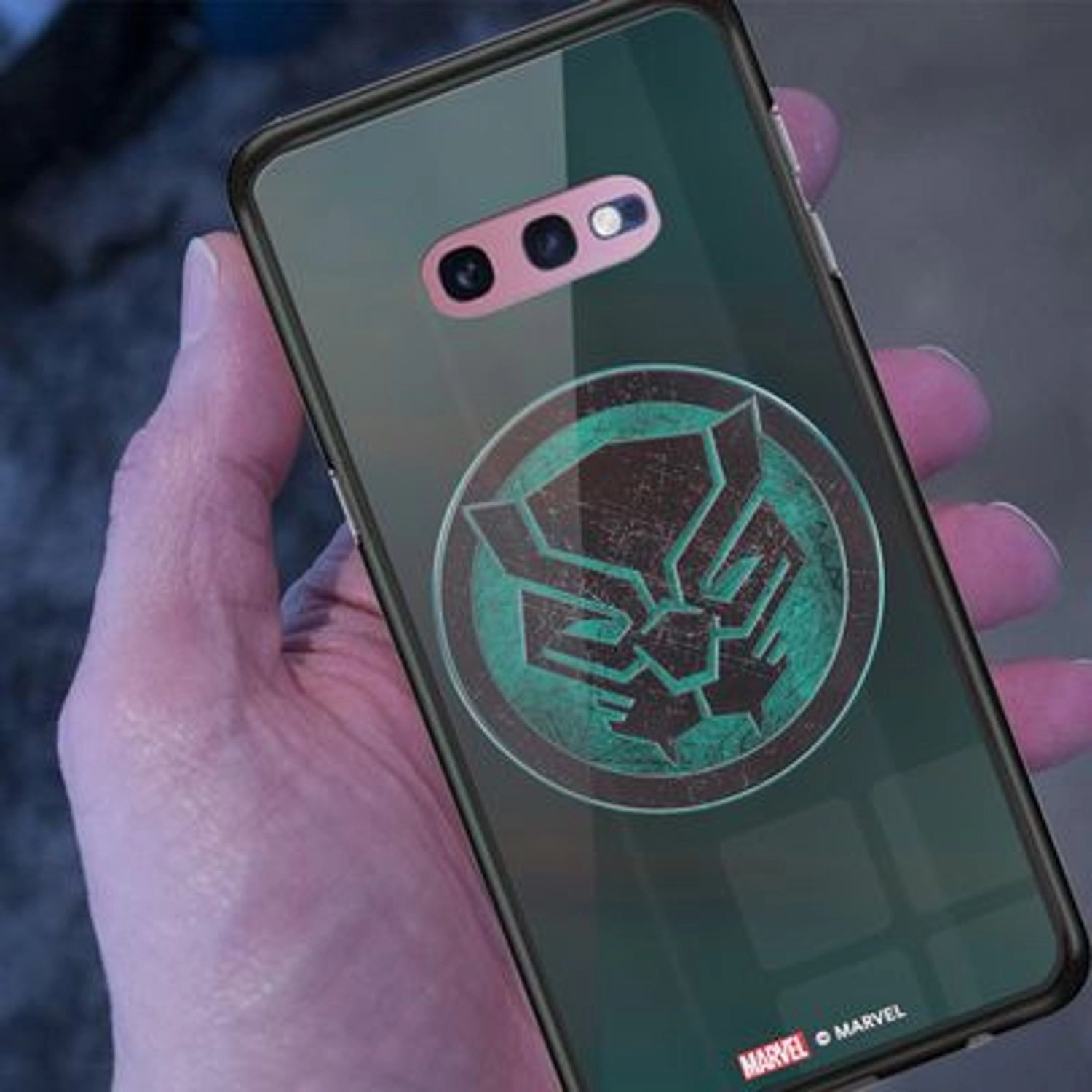 Black Panther Logo Samsung S10e Cover Back Case for Galaxy S10e