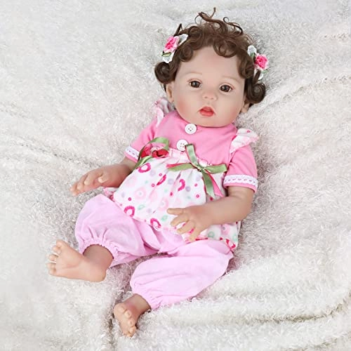 Reborn Baby Doll - 18 Inch 45cm Soft Vinyl Girl