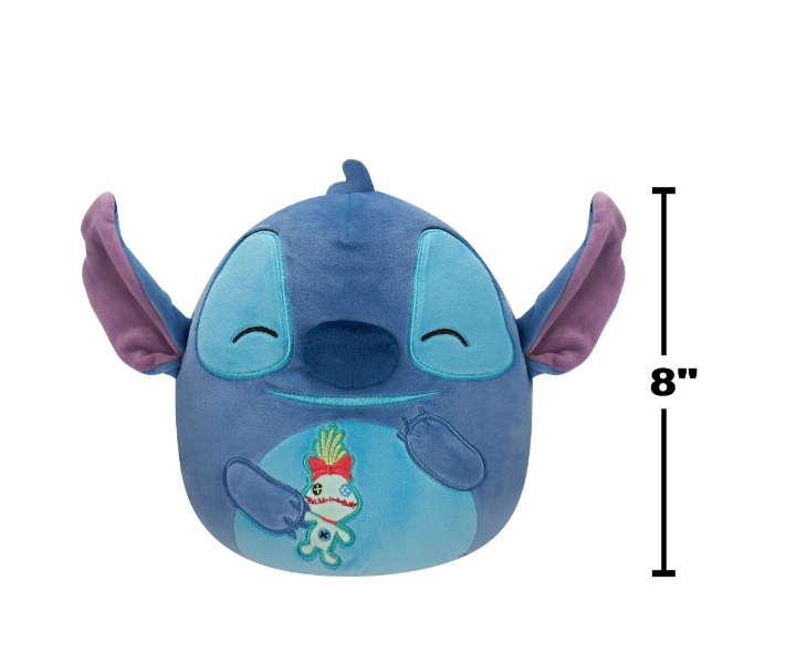 Stitch - Holding Scrump Plush