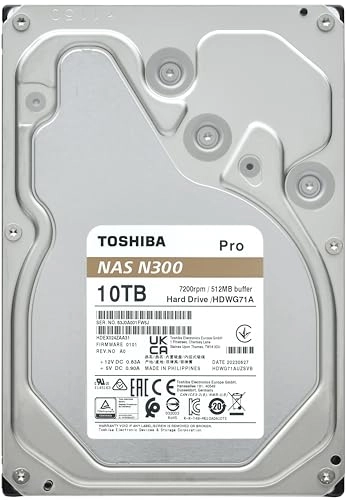 N300 PRO 3.5" 7200rpm 512MB SATA 6Gb/s (HDWG71AXZSTB) - 10TB