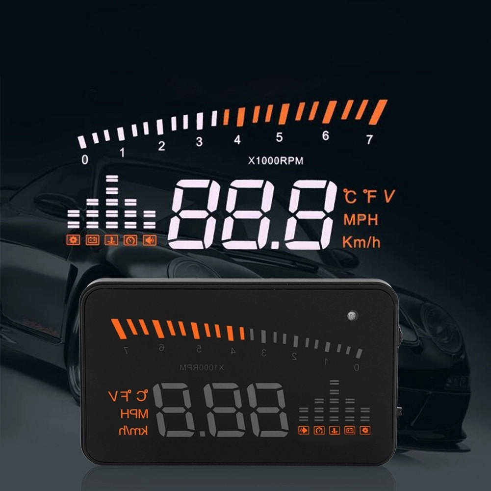 Heads Up Display - OBD II Color LED GPS