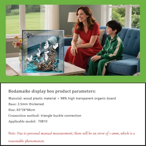 Display Case (70810) - 65 x 26 x 66 cm UV Protection Dustproof