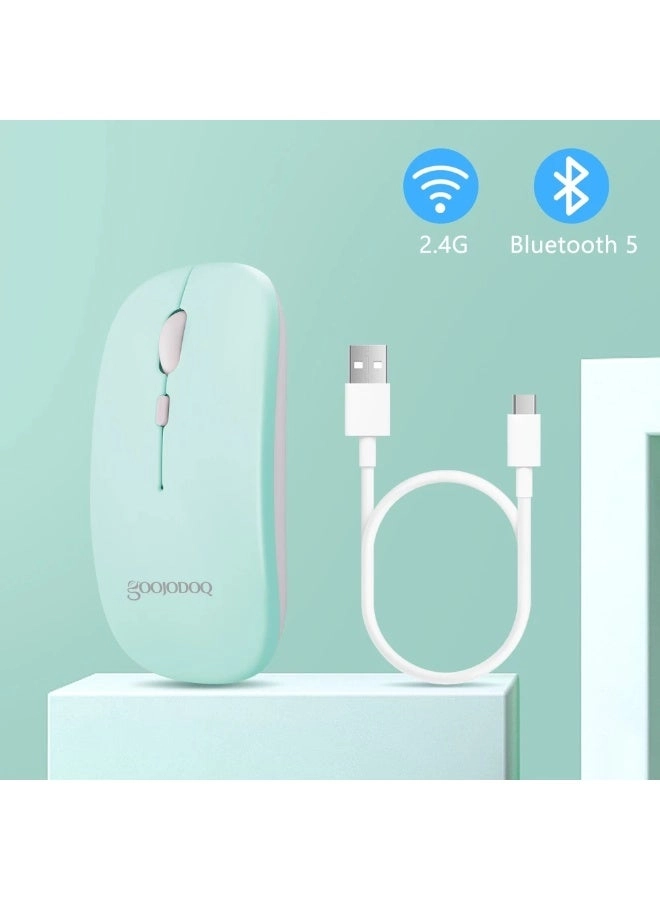 2-in-1 Bluetooth Mouse - 2.4GHz