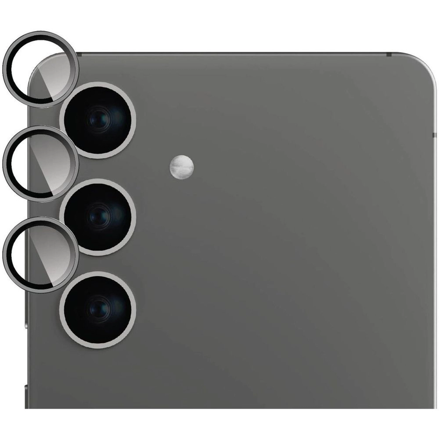 HD Shatterproof Glass Camera Lens Protector for Samsung Galaxy S25 Plus