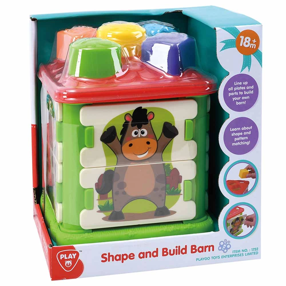 Shape And Build Barn - Suitable for 18 months and above
