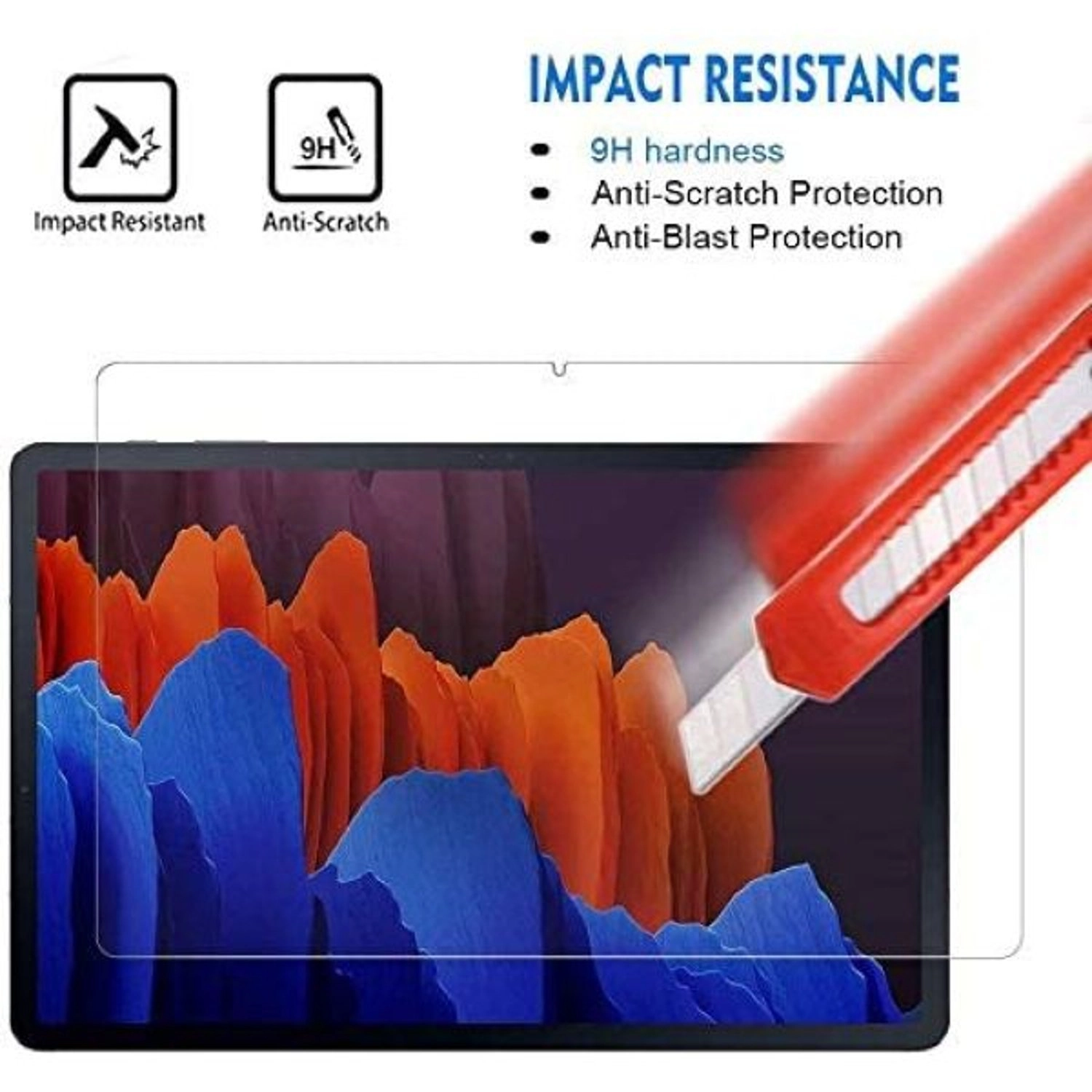 Clear Screen Protector for Galaxy Tab S7