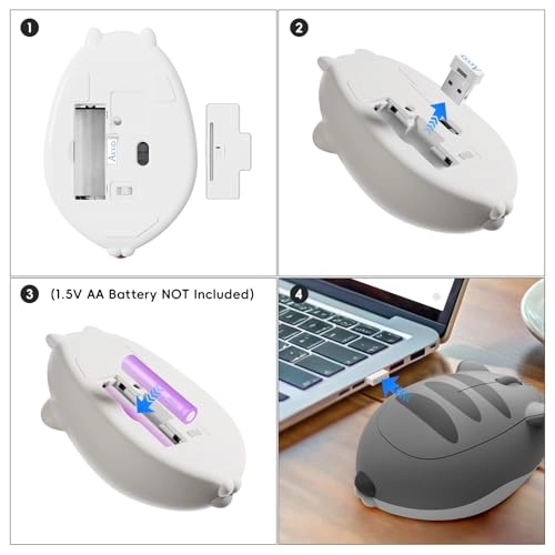 Cat Theme Gaming Mouse - USB