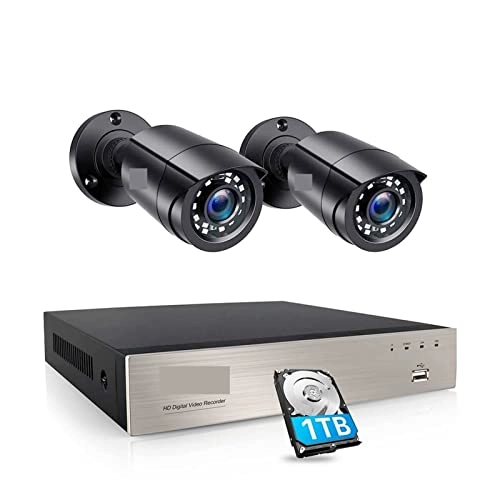 DVR + Camera - 8PCS 8CH 1080p 2.0MP