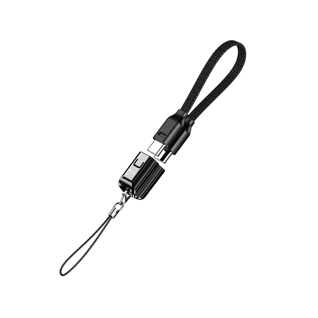 Lanyard Cable 60W USB-C to USB-C 0.2m Braided
