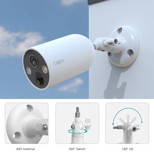 Wall Mount - Compatible with TP-Link Tapo C425/C460 1 x Bracket White