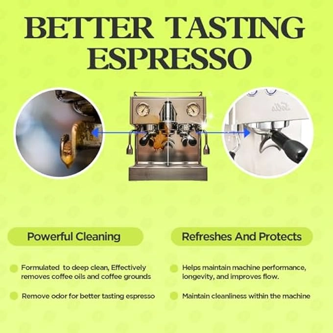 Espresso Machine Cleaning Tablets Pack