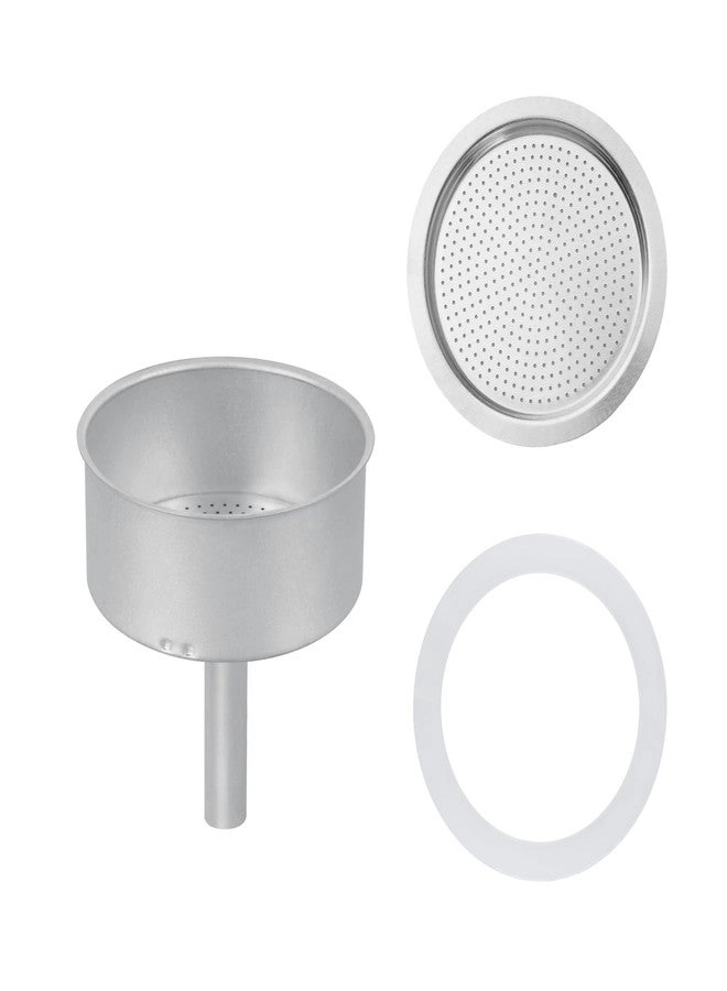 DIFFWELY Espresso Maker Filter Basket - 9 cup 1pcs Filter 1pcs Silicone Gasket