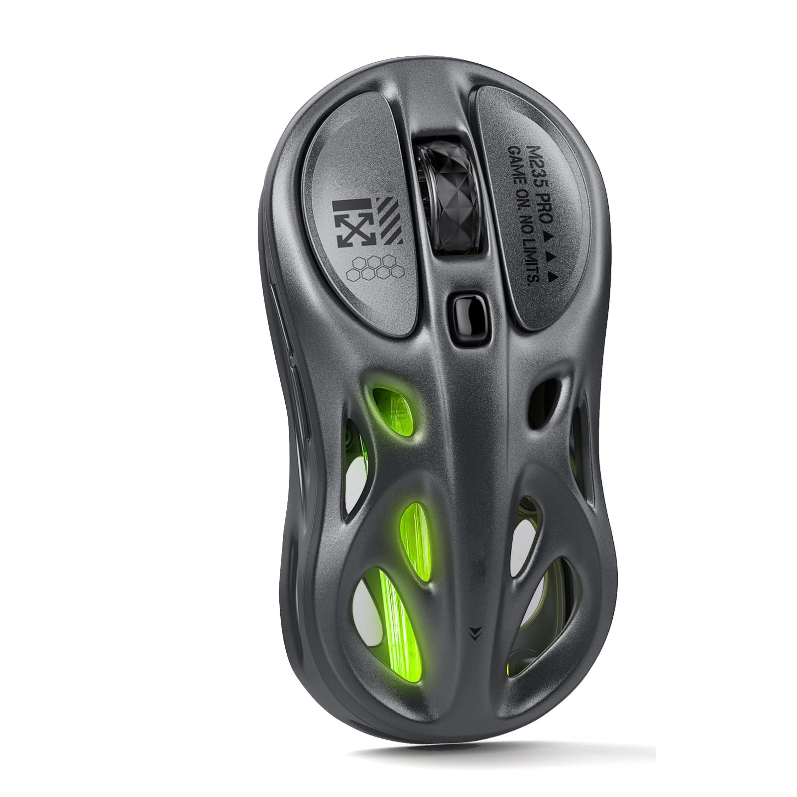 SENECESLI Lightweight RGB Gaming Mouse - Wired+Wireless+BT