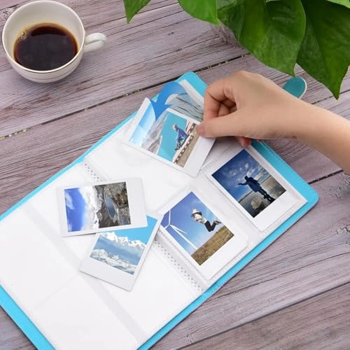 2x3" 128 Pockets PU Leather Photo Album