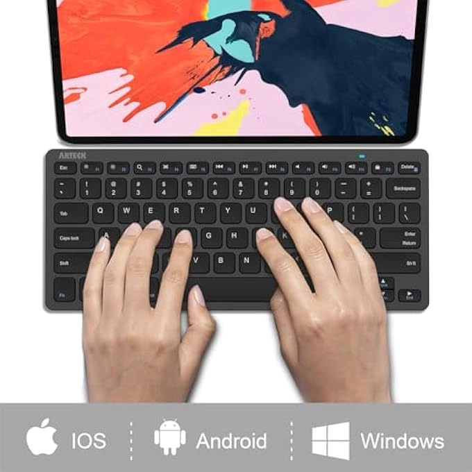 Ultra-Slim Bluetooth Keyboard - US Wireless