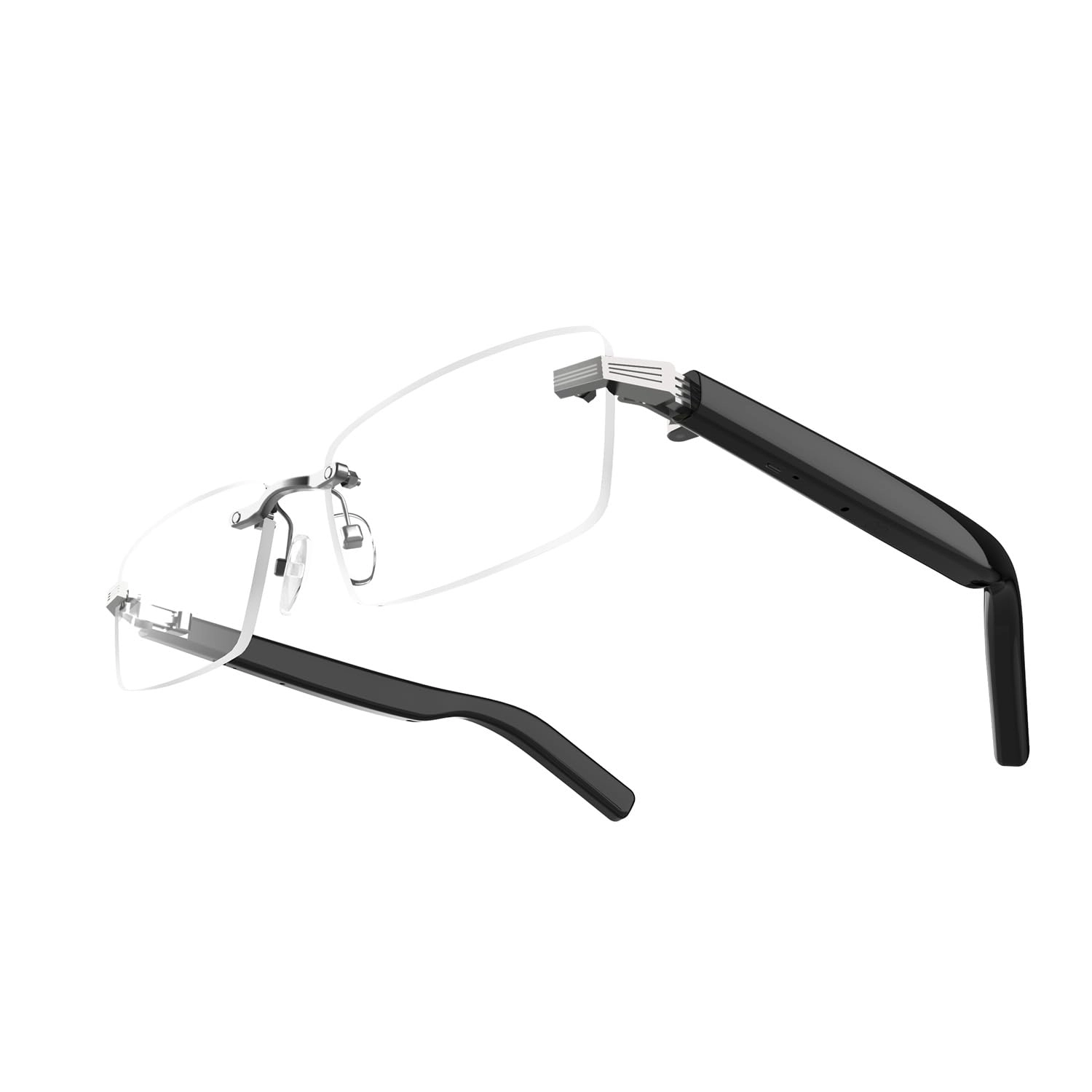 CatXQ IVY-G06-1 - Frameless Bluetooth Smart Glasses Black