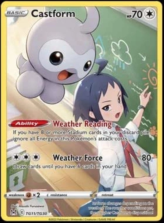 Pokémon Castform TG11/TG30 - Lost Origin - Trainer Gallery - Holo