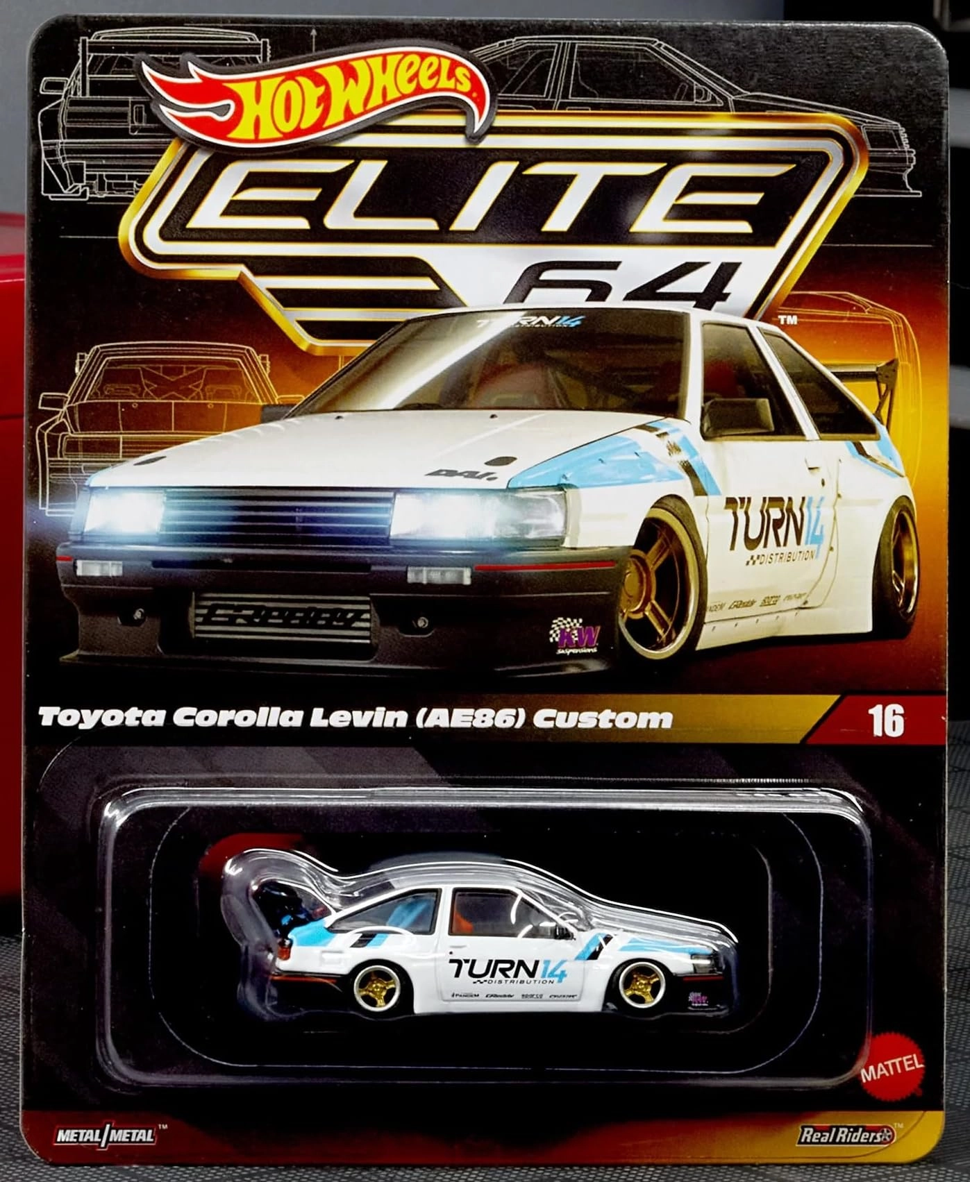 Hot Wheels Toyota Corolla Levin (AE86) - 1:64 1 pcs