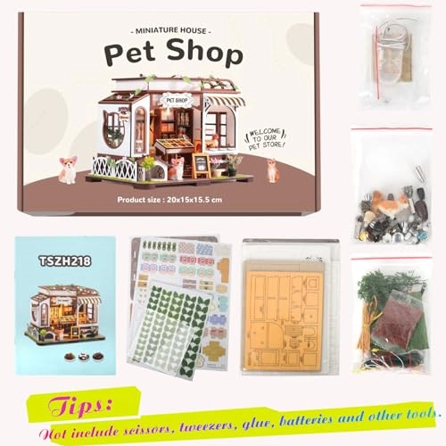 Miniature House Kit - Pet Shop