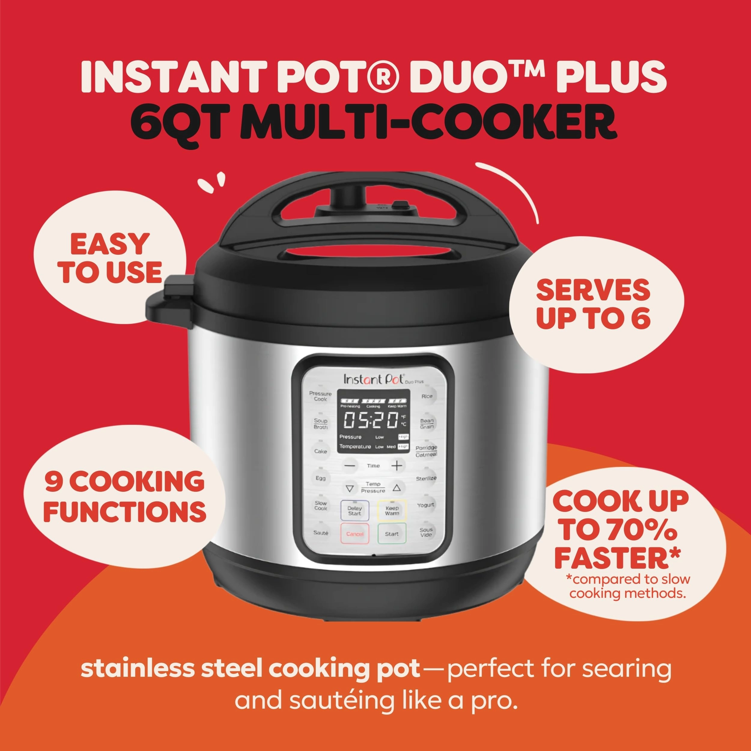 Duo Plus - 6 Quarts