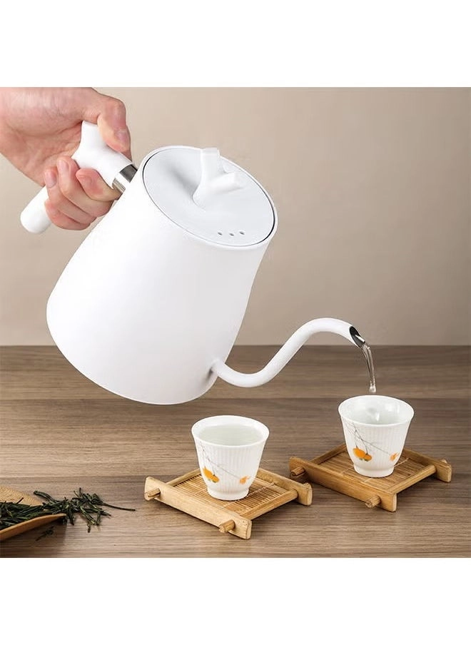 Gooseneck Electric Kettle 1 L White