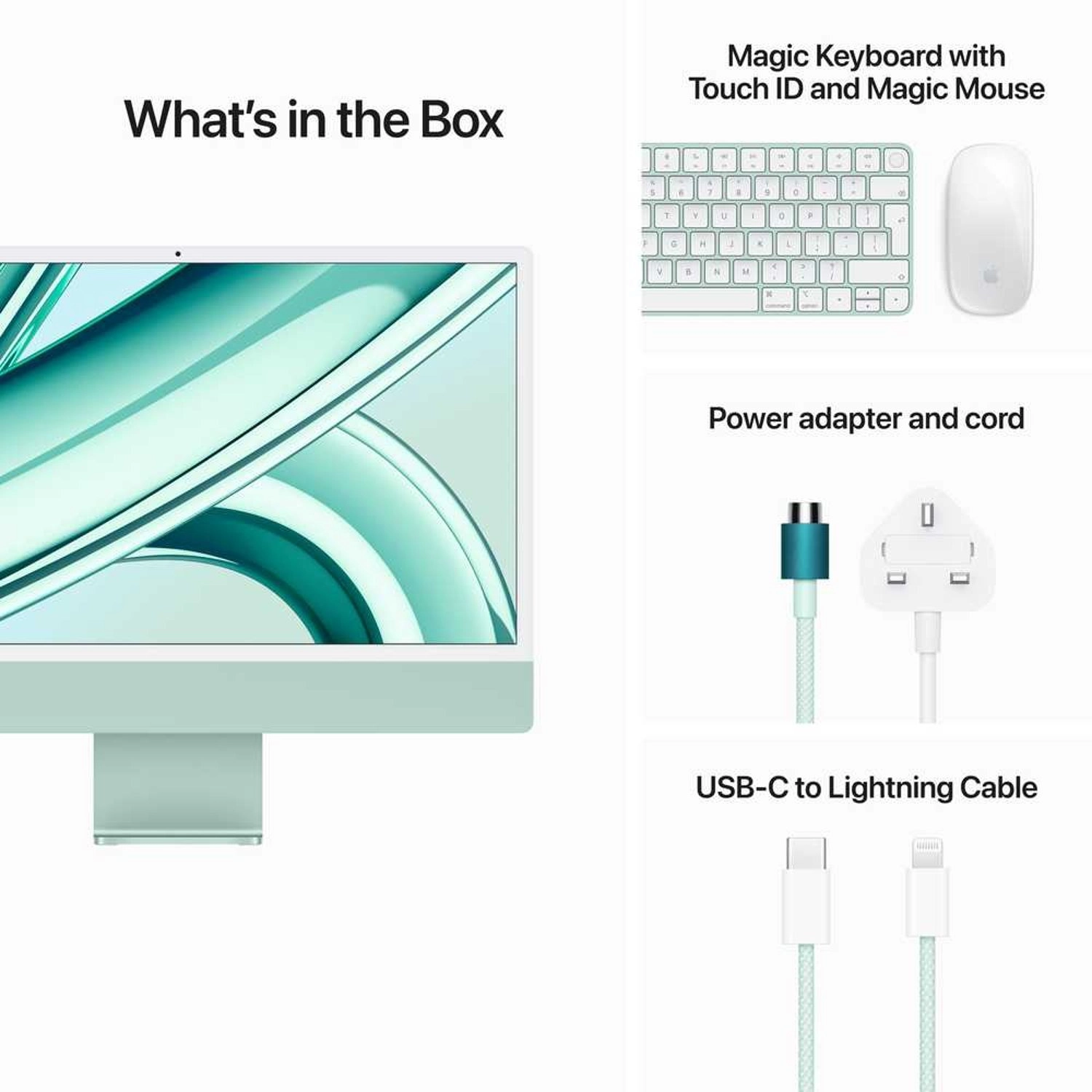 iMac 24-inch M3 8‑core CPU, 10‑core GPU, 512GB SSD