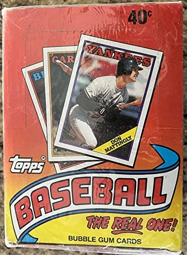 1988 Baseball Wax Box - 36 PACKS 15 CARDS PER PACK
