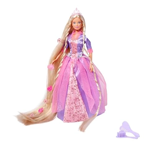 Rapunzel Fashion Doll - ultra long hair pink dresses Ages 3+
