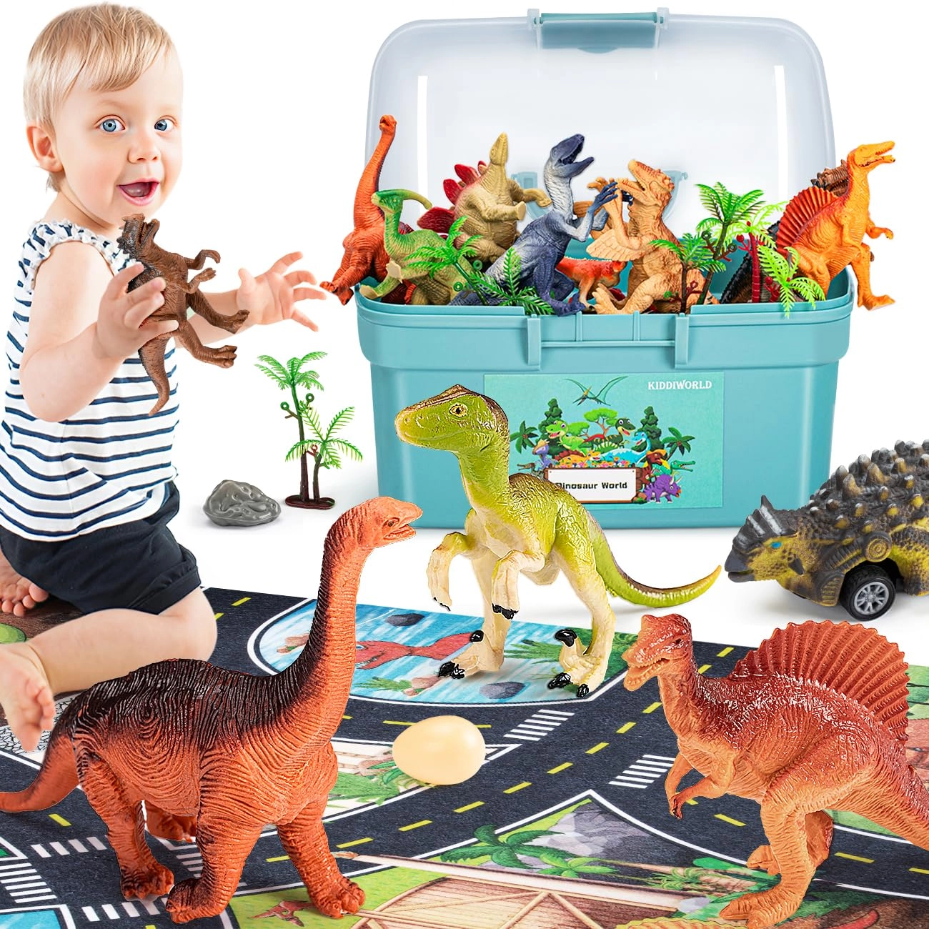 Kiddiworld Dinosaur Toys - Variety 24 pieces
