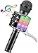 Karaoke Kids Microphone - 5 in 1 Wireless Bluetooth Black