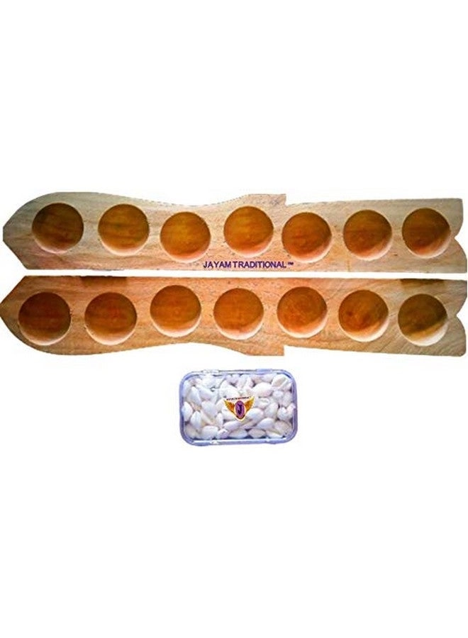 Wooden Pallankuli Set - All Ages