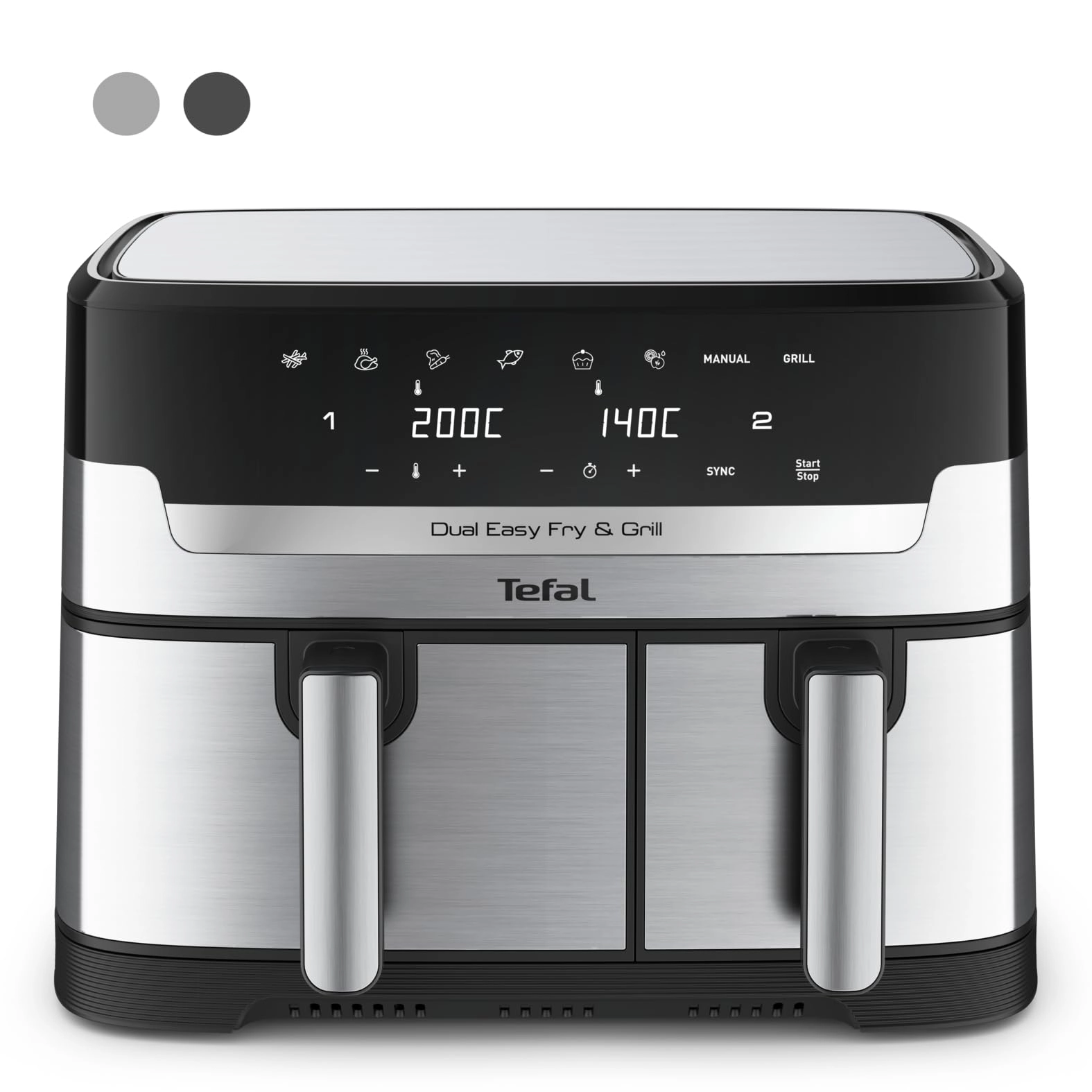 Tefal (Renewed) Dual Easy Fry & Grill XXL EY905D40-cr