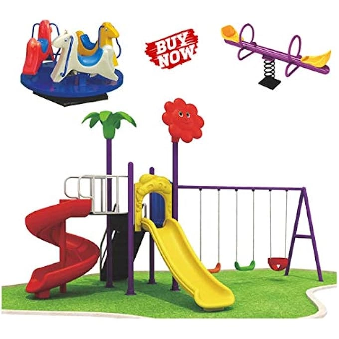 RW-12045 - KIDS OUTDOOR ADVENTURE PLAYSET PLAY-GROUND TOYS 630X400X330CM