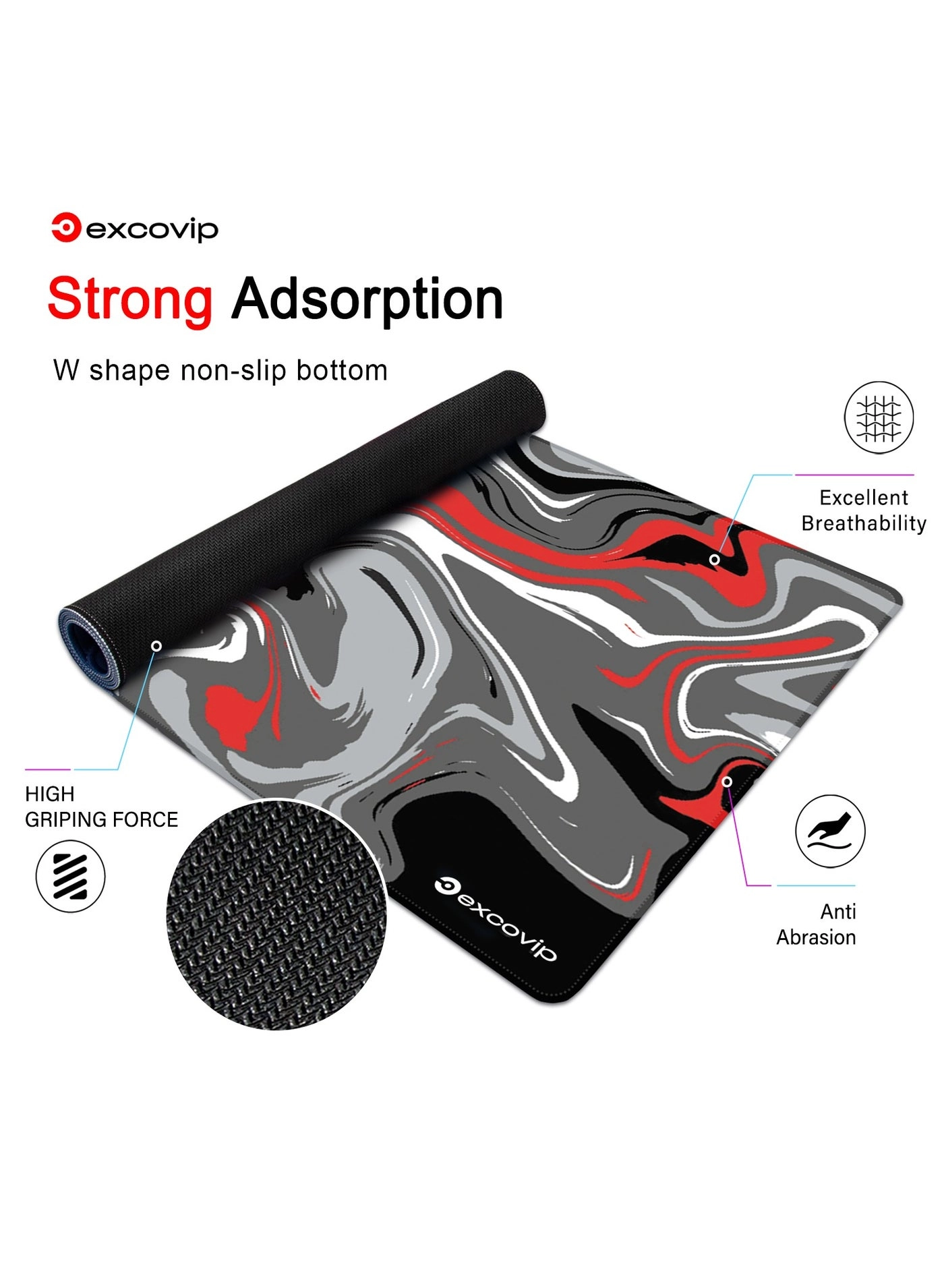 Extended XXL Gaming Mouse Pad - 90x40 cm