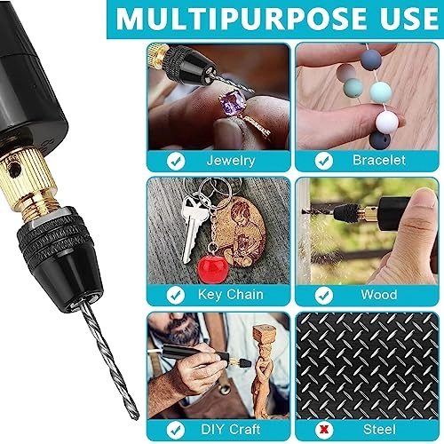 Electric Resin Drill Set - 10Pcs 0.8-3.0mm