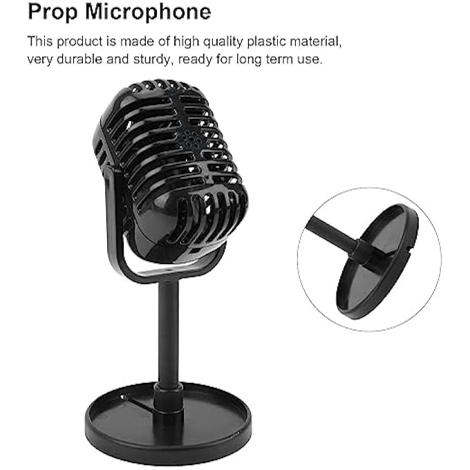 Fake Stage Microphone Props Wired Microphone Pack