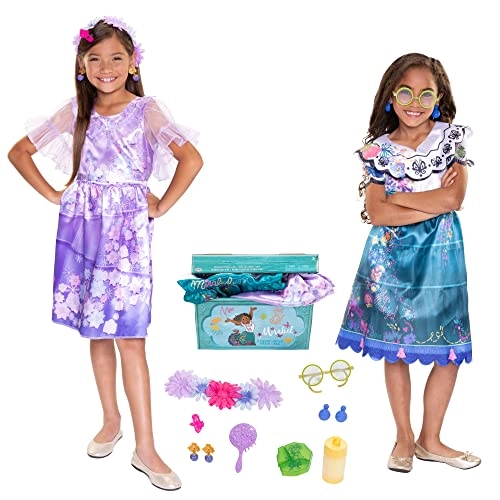 Mirabel and Isabela Dress Up Trunk - Fits girls sizes 4-6x 11 Pieces Ages 3+